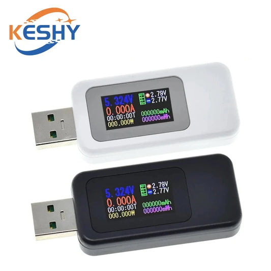 10 in 1 USB Tester DC Digital Voltmeter Amperimetro Current Voltage Meter Amp Volt Ammeter Detector Power Bank Charger Indicator