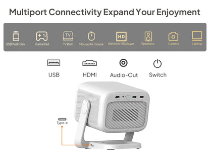 BYINTEK U90 Projector 4K Full HD1080P Cinema Android 11.0 WiFi Mini Portable 1080P Home Theater Video DLP Projector with Battery