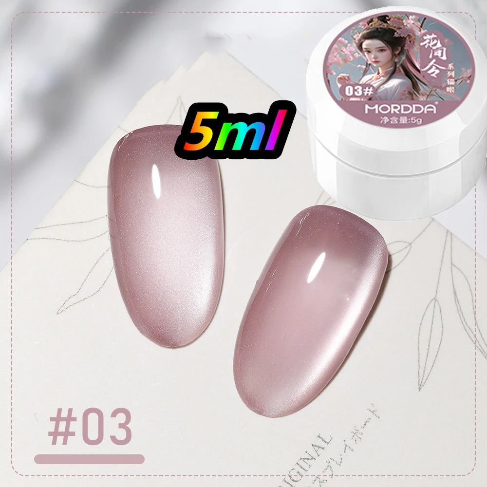 3IN1 Love-Heart&Snake Pattern Cat Eye Nail Magnet Pen French/Water Ripple Cat Eye Strong Magnet Pen DIY Manicure Tool Pen