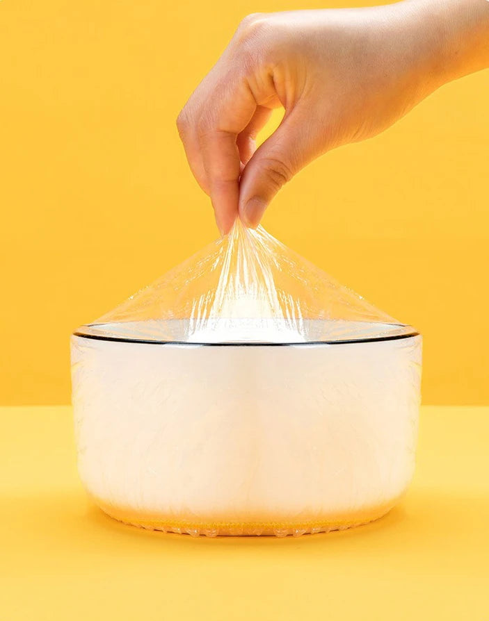 Disposable Plastic Food Cover Bag Reusable Transparent Food Protection Freezing Packaging Cling Film Kitchen Storage Organizer