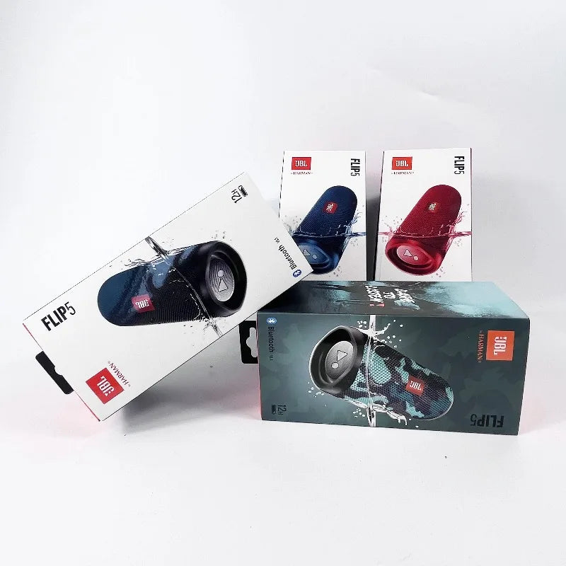 Original JBL FLIP 5 Bluetooth Speaker FLIP6 Portable IPX7 Waterproof Outdoor Stereo Bass Music Track Speaker Independent Tweeter