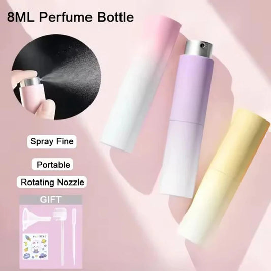 1pc 8ml Portable Mini Refillable Liquid Perfume Bottle Spray Alcochol Cosmetics Containers Atomizer Bottling for Travel Tool