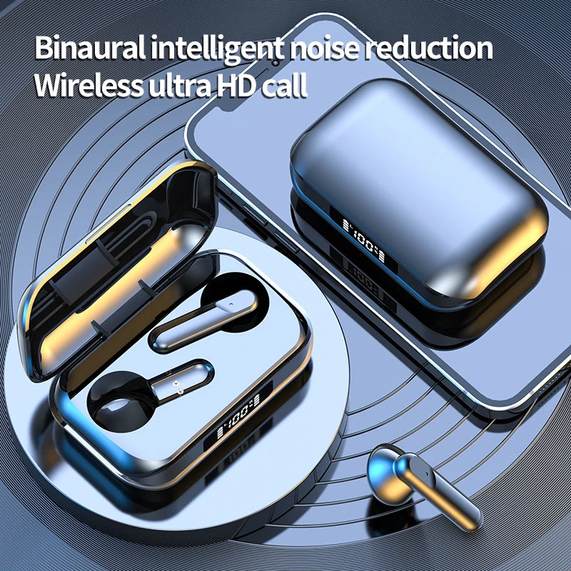 Soleeanre Earphone Wireless Headphones Stereo With Microphone Sport Earbuds Gaming Headset Supports all smartphone