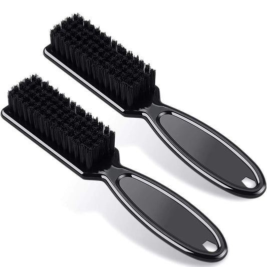 Vintage Oil Head Comb Brush Men Hair Care Beard Shape Dual Use Comb Brush Hair Cutting Cleaning Brush Broken Hair Comb