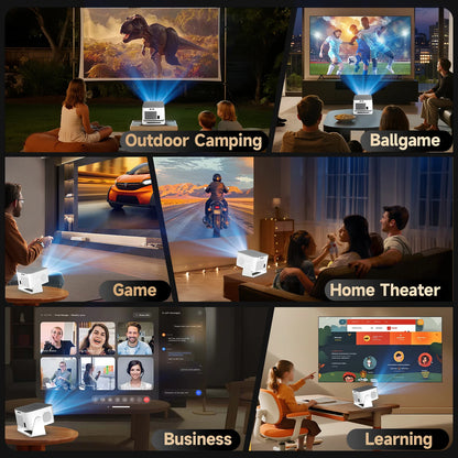 Magcubic HY350GT 900ansi Projector 1080p Native Projector 4K TV Stick Auto Focus Portable Beam Home Theater