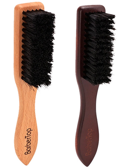 Barber Shop Beard Cleaning Wooden Brush Neck And Facial Dust Collector Hair Brush Household Hairdressing Styling Tool