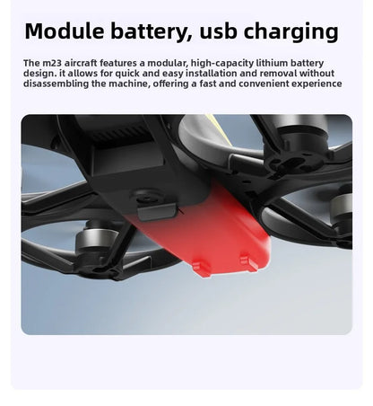 M23 Brushless FPV Drone with Screen, HD Aerial Photography, Mini Quadcopter Remote Control Aircraft