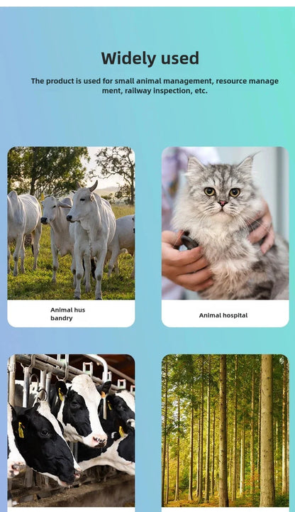 Rechargeable 134.2KHz Animal Microchip RFID Reader PT160 Handheld Digital ID Pet Chip Scanner For Pet Dog Cat Management