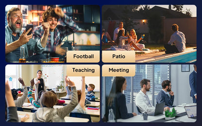 VEVSHAO A24 Projector 4K Full HD 1080P 1700ANSI Smart Home Theater Projector for Office Meeting Video