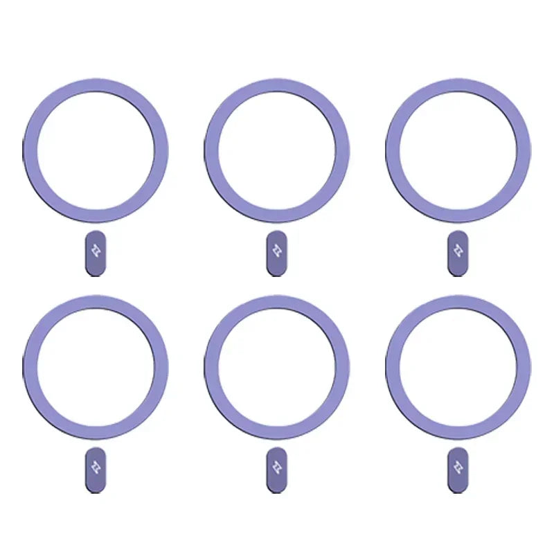 Magnetic Metal Plate Ring for Magsafe Wireless Charger Iron Sheet Sticker Magnet Cellphone Holder for IPhone 17 16 15 13 Pro Max