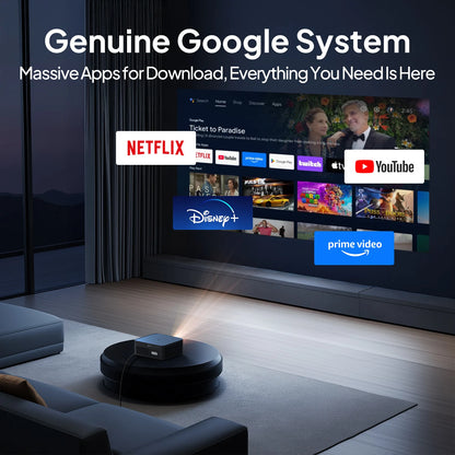 VEVSHAO A24 Projector 4K Full HD 1080P 1700ANSI Smart Home Theater Projector for Office Meeting Video