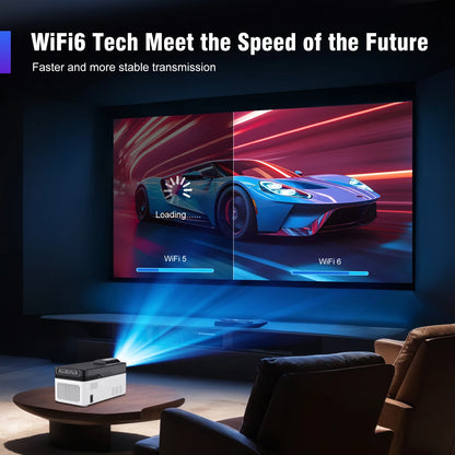 Magcubic Ultra Short Throw HY450 Projector With Auto Offset 1080P 8K Electronic Focus 900 ANSI WiFi6 BT5.4 Allwinner H726 Voice