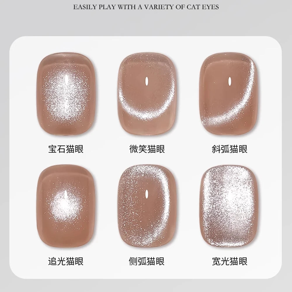 1/2/3Pcs Soft-Silicone Cat claw Cat's eye magnet Stick Black/White/Yellow Kawaii Strong Magnet Stick DIY 3D Cat Eye Gel Tool &*&