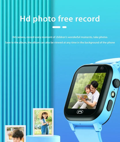 Lenovo Kids Smart Watch SOS Wifi GPS Location Video Call Electronic Watch Card Camera Waterproof School For Boys Girls For Gift