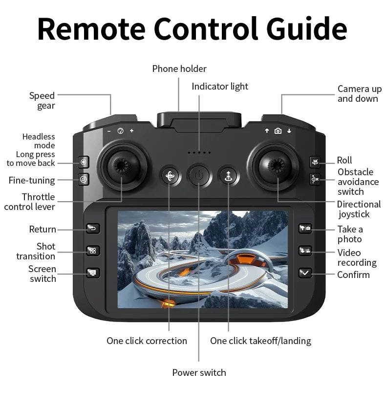 Original Z4 Drone 8K HD Camera 5G WiFi FPV Drone With Headless Mode Brushless Motor Long Battery Life For Aerial Photography