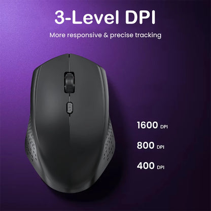 Dual-Mode Bluetooth 5.2 Mouse 2.4G Wireless Mouse Office Silent Mouse Rechargeable Gaming Mouse 1600DPI Mice For Laptop Computer