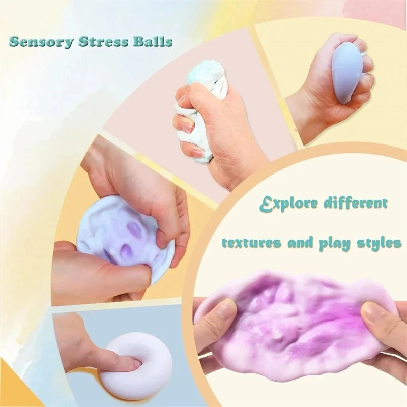 Funny Sensory Toy Shapeable Squeeze Slow Rebound Decompression Fidget Toys Creative Stress Relief Kid Adult Toy Gift