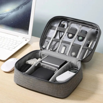 1PC Travel Cable storage bag Portable Digital electronic storage bag USB data cable charger plug storage cable storagebag