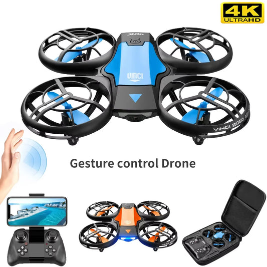 New Mini Drone 4k profession HD Wide Angle Camera WiFi FPV RC Dron Height Keep Drones Helicopter Kids Toys