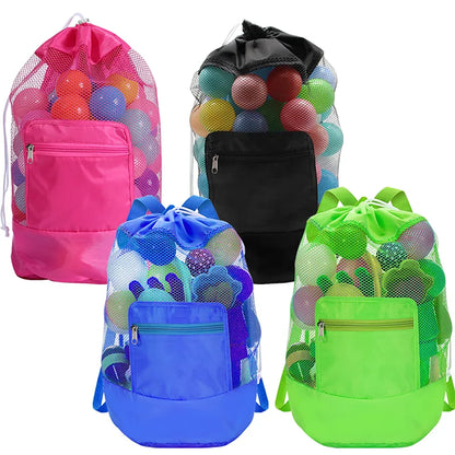 New Outdoor Beach Bag Beach Toy Storage Bag Swimming Clothing and Miscellaneous Storage Bag Shoulder Handheld Storage Bag Touris