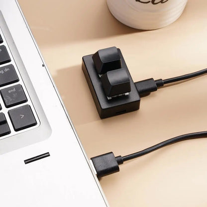 Mini Keyboard 2 Key Gaming Keyboard RGB USB Keypad 2-key Copy And Paste One-key Password Shortcut Combinations Key Multiple Keys