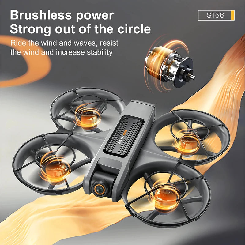 Lenovo S156 Drone GPS 8K Professional 360° Dual Camera Screen FPV Remote Control Brushless Motors Obstacle Avoidance Quadcopter