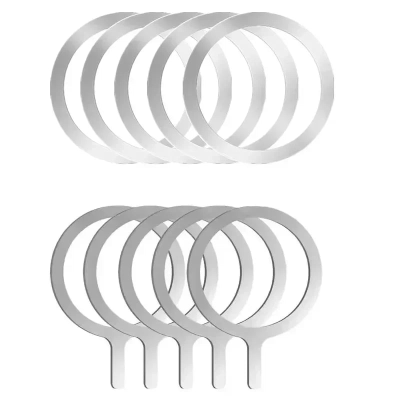 Ring For Magsafe Magnetic Wireless Charger For iphone 15 14 Pro Max 13 12 Mini Universal Metal Sticker Magnet Car Holder Plate