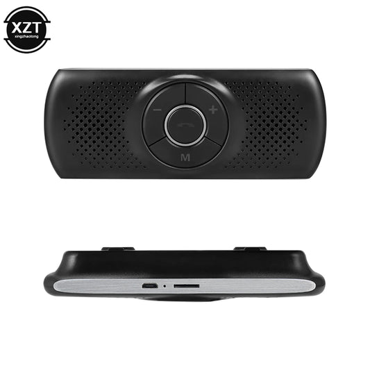 Car Kit Handsfree Speakerphone Sun Visor Speaker for Phone Smartphones Car Charger Hands Free Bluetooth Music Player Car Kit