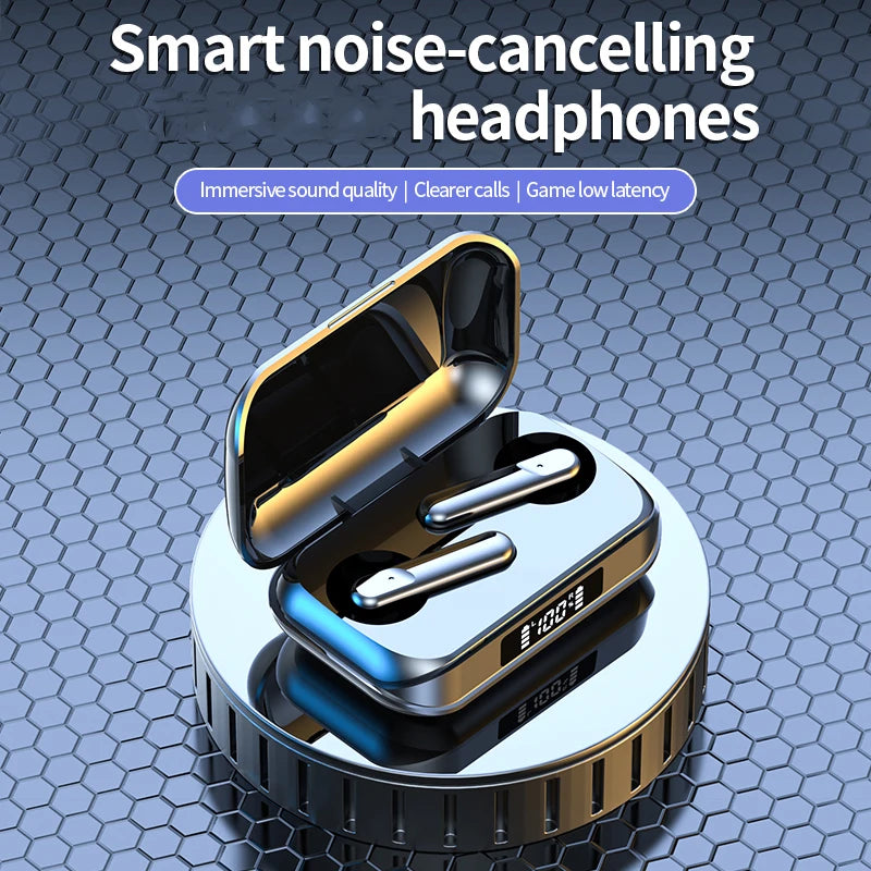 Soleeanre Earphone Wireless Headphones Stereo With Microphone Sport Earbuds Gaming Headset Supports all smartphone