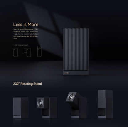 Wanbo Cube 2 Pro 4K Protable Native 1080P Projector 500ANSI Android TV 11.0 ToF Laser Radar Real Time Focus 3 Colors Available