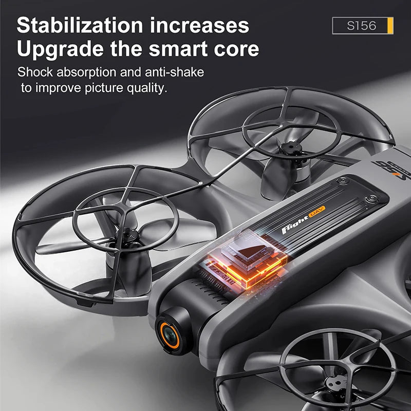 Lenovo S156 Drone GPS 8K Professional 360° Dual Camera Screen FPV Remote Control Brushless Motors Obstacle Avoidance Quadcopter
