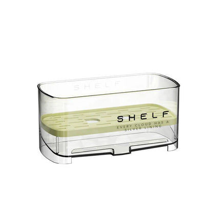 M-1Pc New Rag Rack Kitchen Sink Rack Household Wall-mounted Multi-function Sponge Pool Faucet Storage Artifact With Drain Design