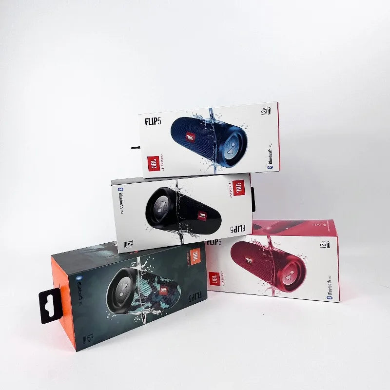 Original JBL FLIP 5 Bluetooth Speaker FLIP6 Portable IPX7 Waterproof Outdoor Stereo Bass Music Track Speaker Independent Tweeter