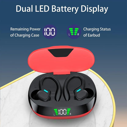 Wireless Earbuds in Ear Headphones Earphones Bluetooth Wireless Earphones Hi-Fi Stereo Waterproof Over-Ear with Microphone