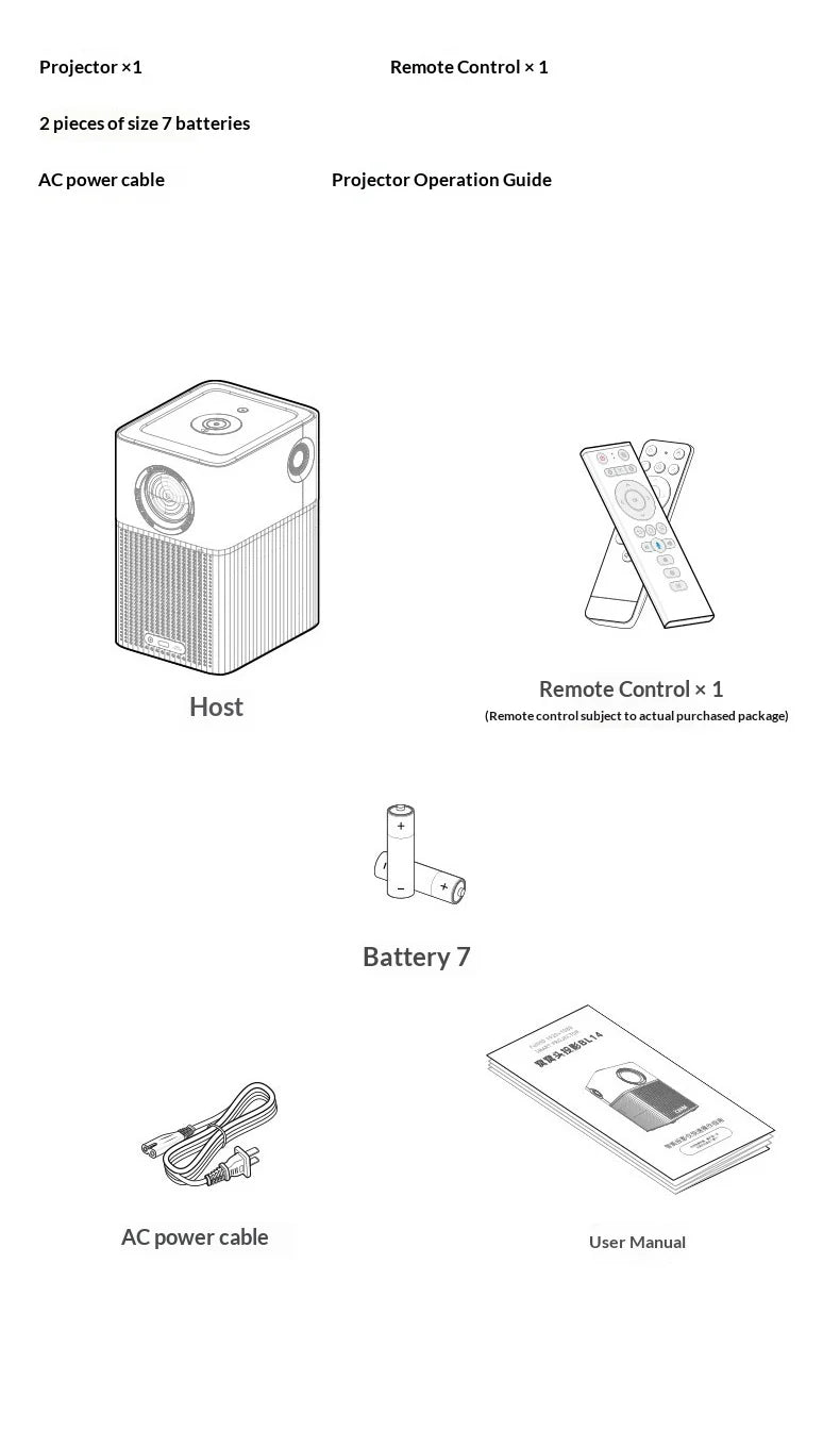 Smart Projector Native 1080P HD With WiFi 5G Bluetooth 5.0 Auto Focus & Keystone High Brightness Smart LED Projector
