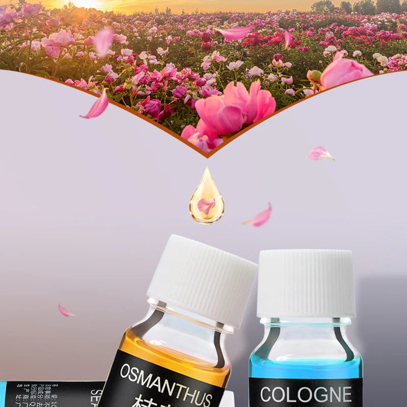 Car Fragrance Car Air Freshener Refill Liquid Perfume Essential Oil Natural Plant Aroma Diffuser Auto Interior Accessories 10ml