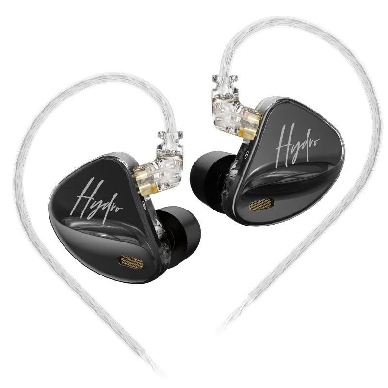 CCA Hydro IEM Headphone Hybrid Driver In Ear HiFi Wired Earbuds Tuning Switches Noise Isolation Headset With Detachable Cable