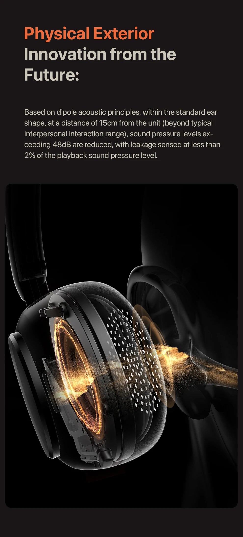 WHIZZER 1969S Wireless Headphones Bluetooth 6.0 ANC Over Ear Headset Deep Bass Stereo Mic For iPhone Android