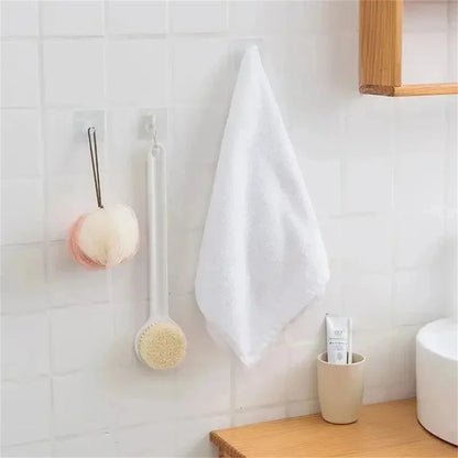 5/100Pcs Self-adhesive Hook Transparent Door Wall Hook Child Heavy Load Rack Kitchen Bathroom Towel Key Rack Sticky Hook
