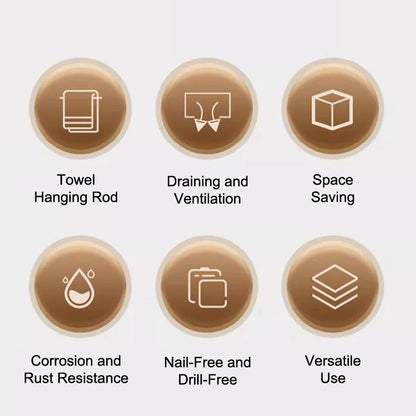 M-1Pc Sponge Drainer Rack Stainless Steel Kitchen Organizer Bathroom Sink Rack Soap Holder Drainage Storage Caddy