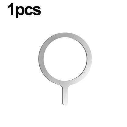 Universal Magnet Sticker Magnetic Adapter Ring Suitable for Magsafe IPhone 17 16 Wireless Charging Phone Round Metal Plate Ring