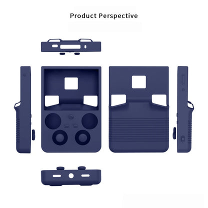 For Anbernic RG477V Game Console Soft Protective Silicone Case With 4Pcs Joystick Caps Soft Case RG477V Game Accessories