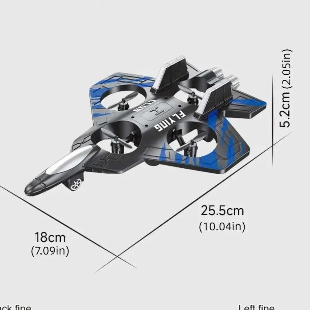 With Lights Glider Flying Helicopter RC Hobby Jet Plane 2.4G Stunt Remote Control Foam Fighter Airplane Toy Drone with Light