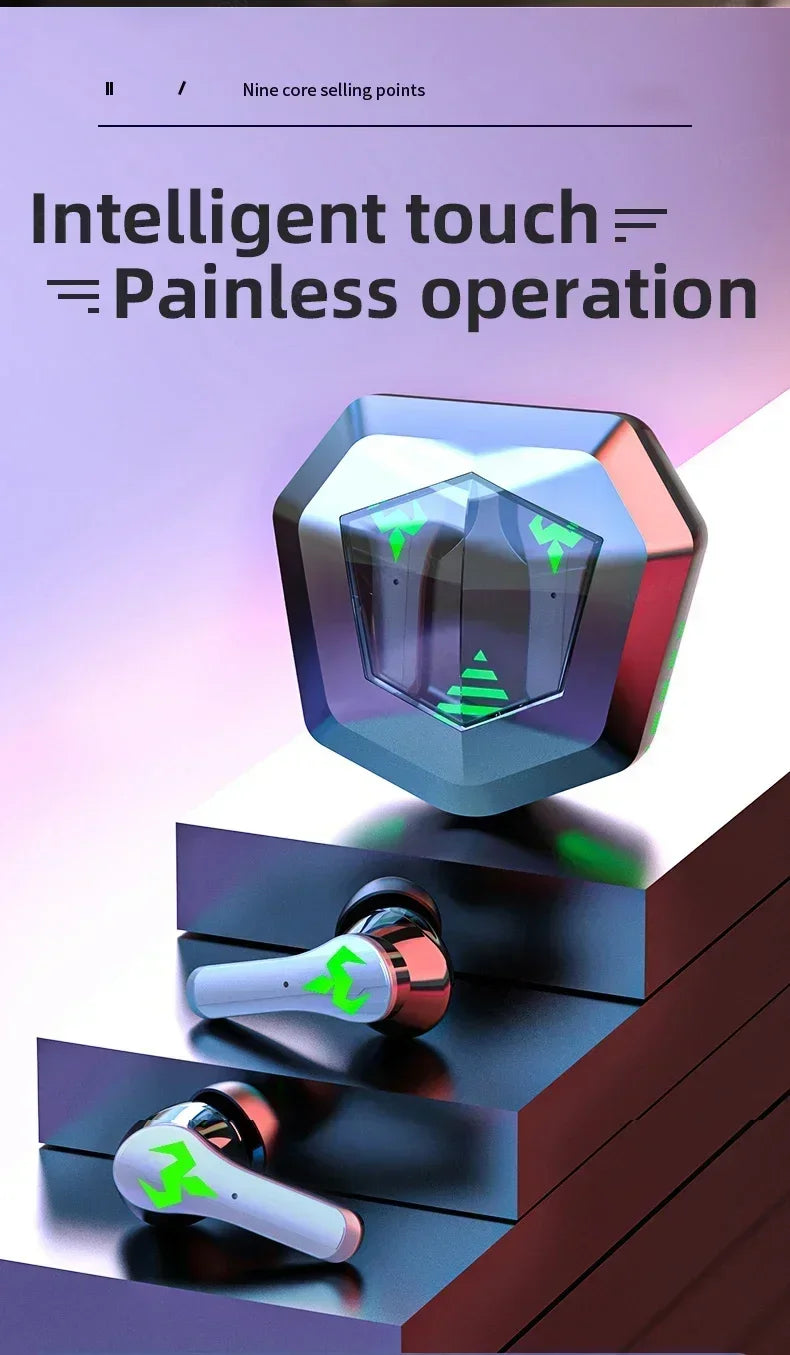 XIKCUC N35 Digital display Tws Audifonos Auriculares Bluetooth Wireless Headphones Earbuds Gaming In-Ear Earphones