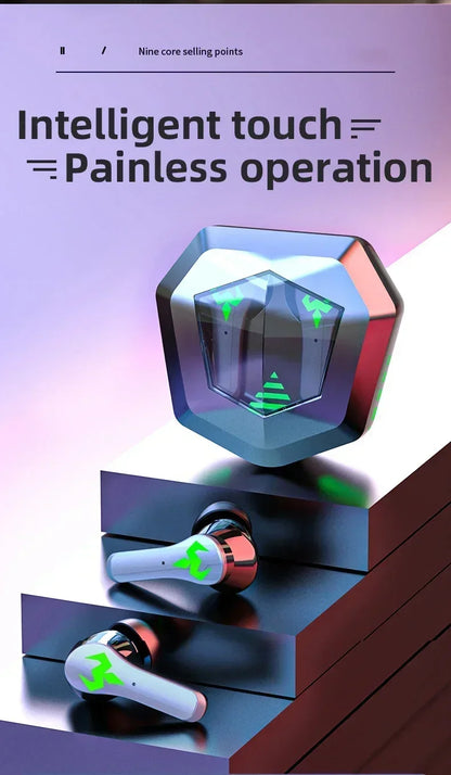 XIKCUC N35 Digital display Tws Audifonos Auriculares Bluetooth Wireless Headphones Earbuds Gaming In-Ear Earphones