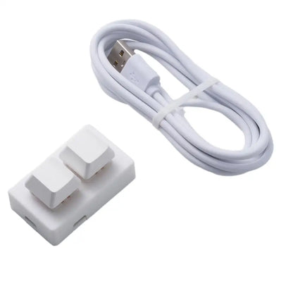 Mini Keyboard 2 Key Gaming Keyboard RGB USB Keypad 2-key Copy And Paste One-key Password Shortcut Combinations Key Multiple Keys