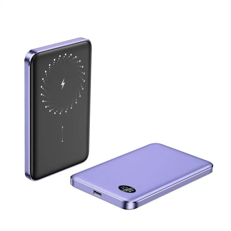 10000mAh Thin Magnetic Wireless Power Bank PD20W Fast Charging Portable External Battery for Magsafe for IPhone Huawei Samsung