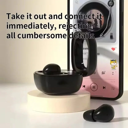 Lenovo Invisible Earbuds High-Quality Noise Cancelling Wireless Bluetooth Earbuds Mini Ultra-Small Sleep Earbuds