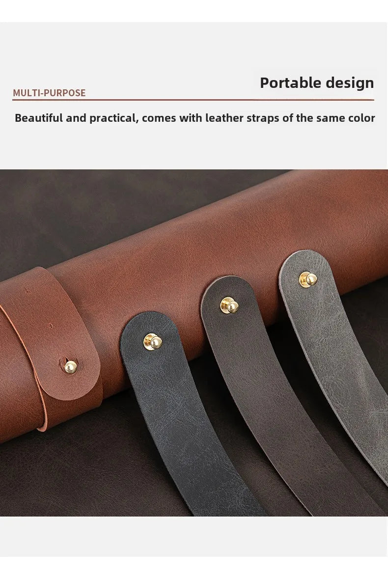 Desk Pad Waterproof PU Mouse Pad Desk Mat Protective Cover Large Mousepad Computer Laptop Non-slip Easy To Clean Keyboard Mats