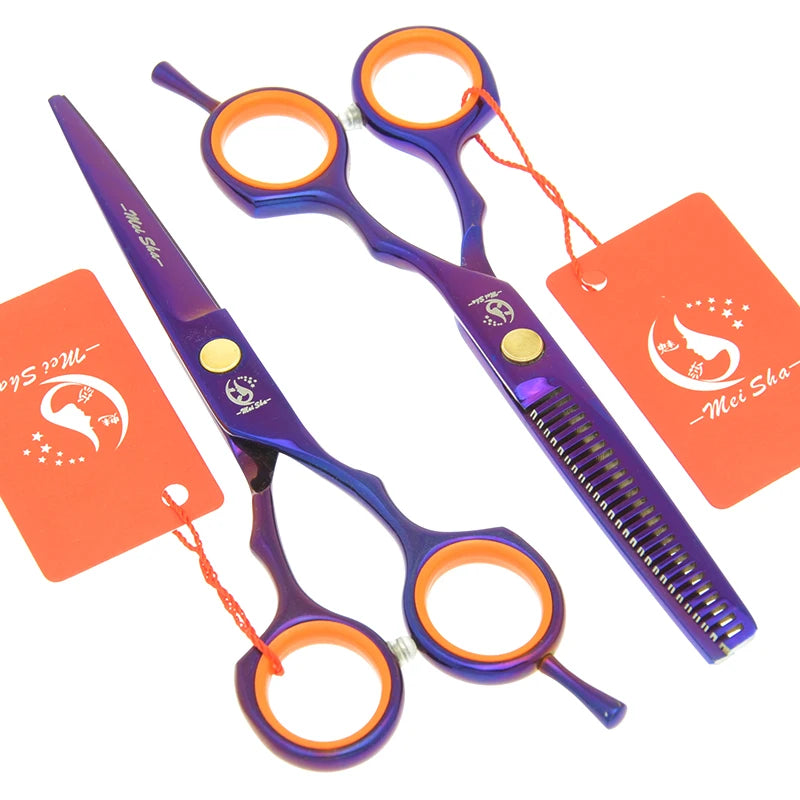 Meisha 5.5 inch Hair Scissors Barber Shop Hair Salon Cutting Thinning Styling Tools Professional Hairdressing Shears A0029A